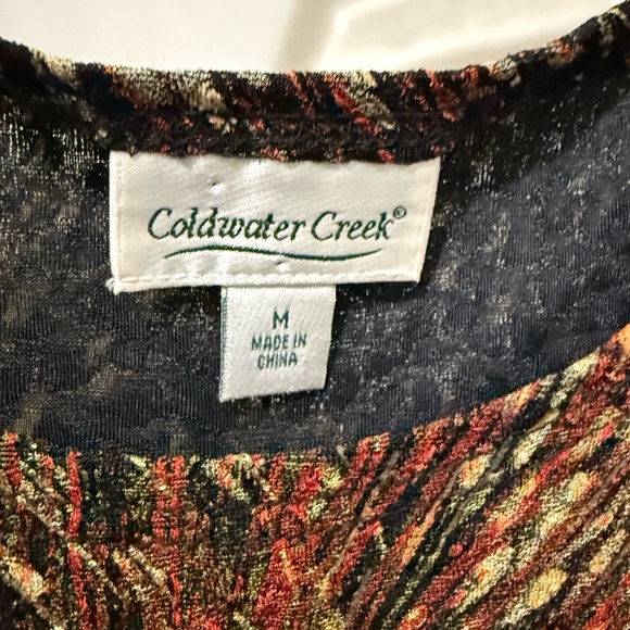 Coldwater Creek Multicolor Abstract Tank Top - Picture 3 of 3
